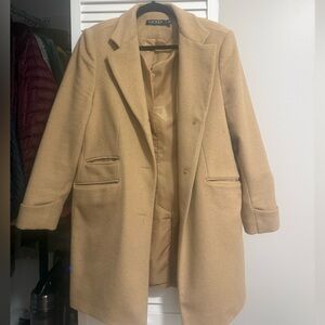 Ralph Lauren Wool Blend Double breasted Reefer coat